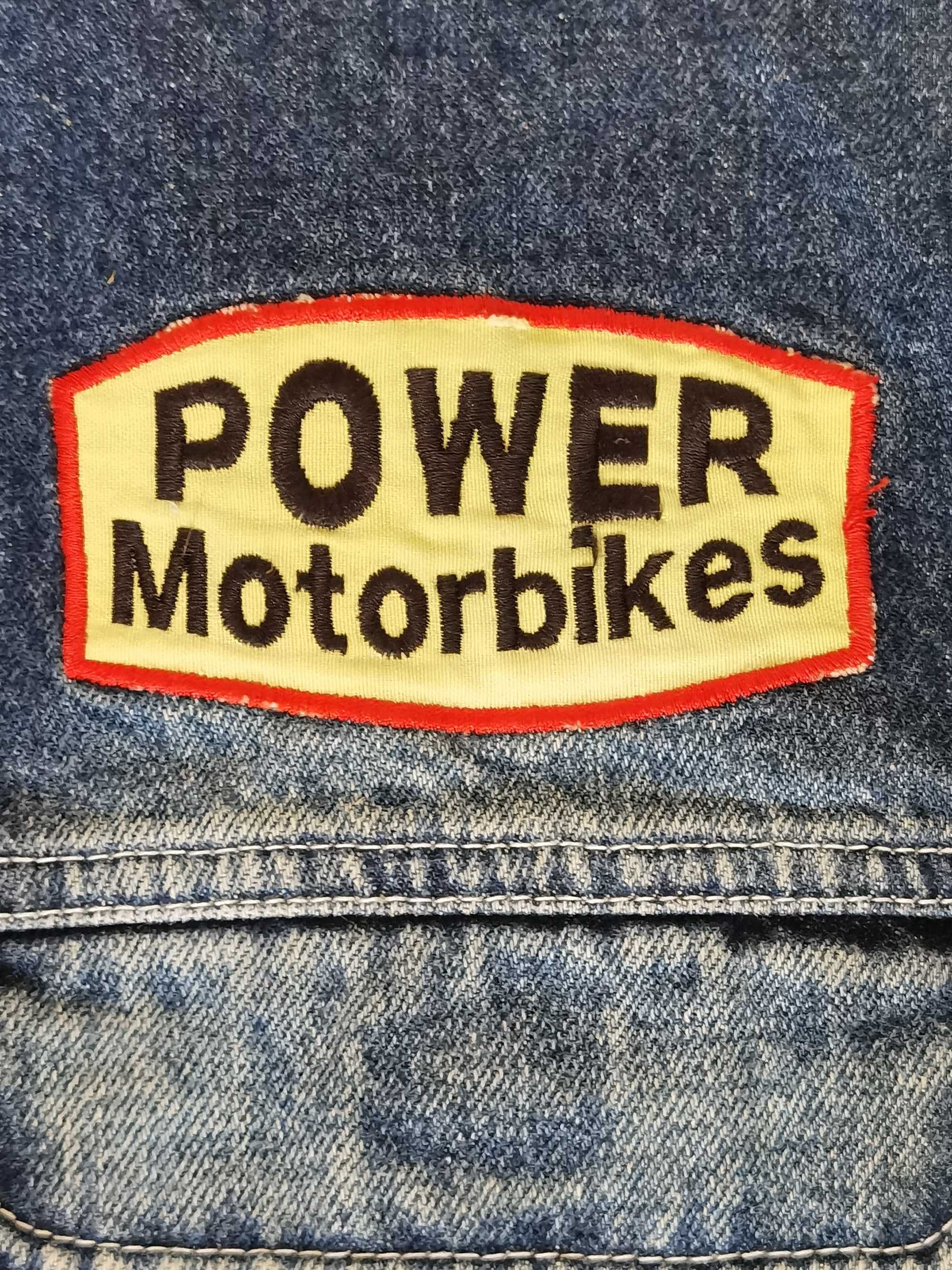 Jacheta denim barbati etichete brodate moto F1 geaca blugi motorbikes