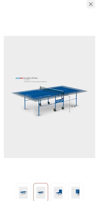 Теннисный стол синий