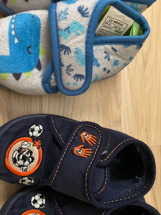 Пантофки 3 чифта, 22 размер