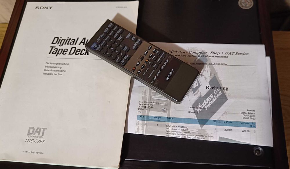 Sony DTC-77ES DAT (digital audio tape)