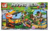 Set de constructie LB Plus Minecraft My World 418 piese tip lego