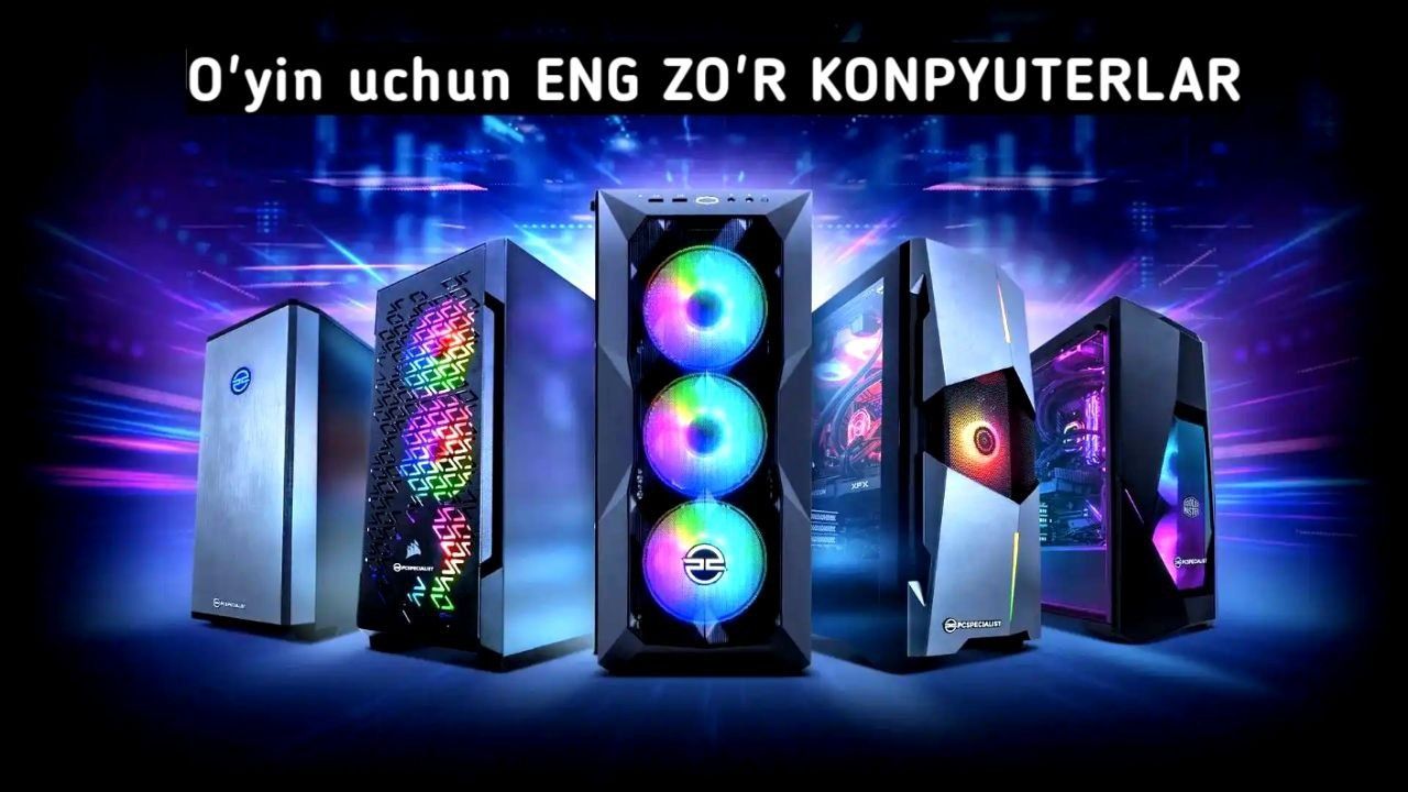 O'yin uchun yangi pc keldi xolati yangi