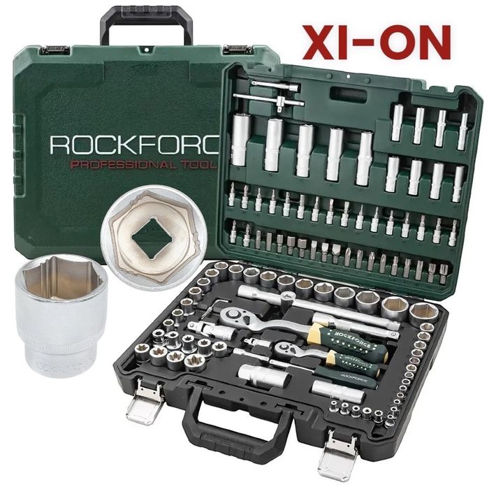 Гедоре 108 части ROCKFORCE  , XI-ON със специални вложки