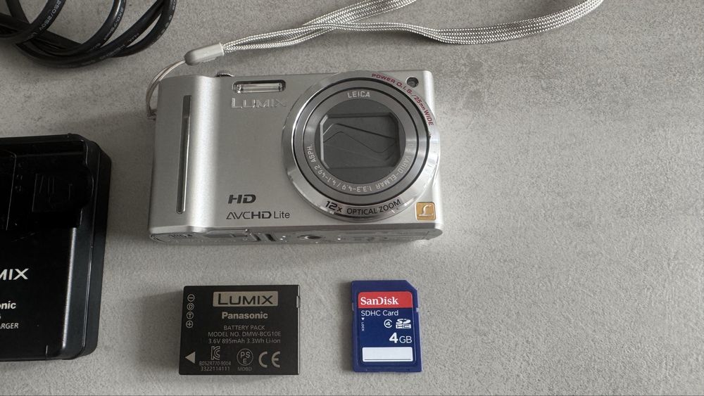 Aparat foto Panasonic DMC-TZ10 , GPS , Stereo , zoom optic 12x , AVCD