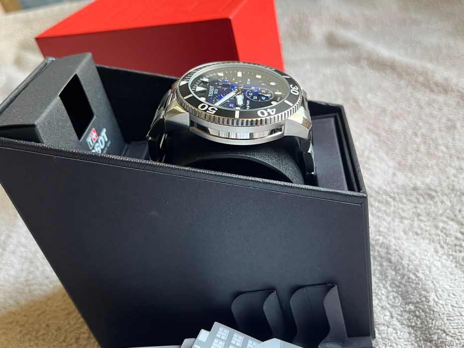 Ceas Tissot Seastar 1000 Chronograph Gradient Bleu