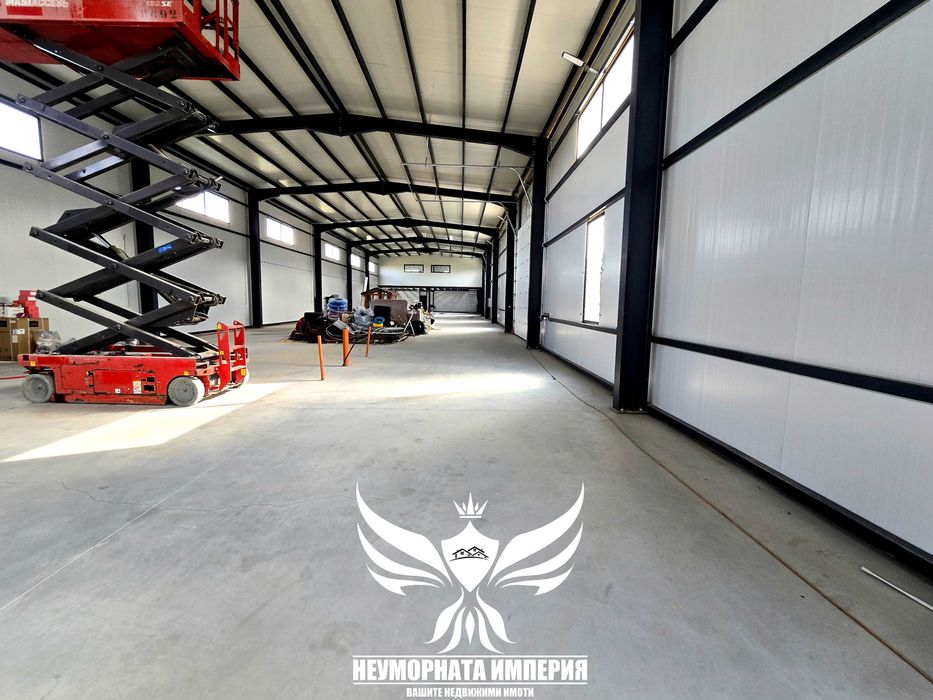 Под наем помещение/склад/цех 600кв. с двор 900кв. в гр.Куклен