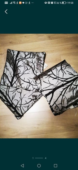 Set draperii și 2 fete perne