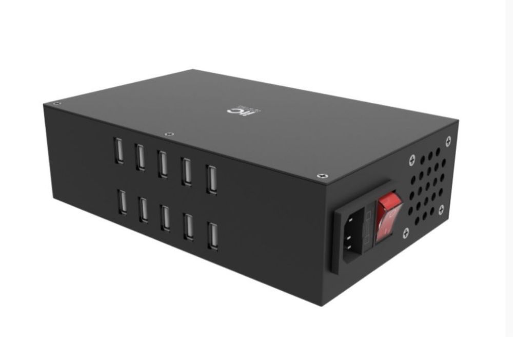 Устройство зарядное для микрофонов ITC TS-W180, 10 USB-разъемов