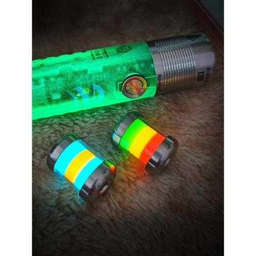 BIJITAC TI MU2 - Pandantiv luminos din titan, cu snur lanterna  Hiking