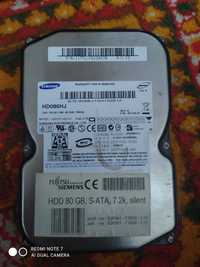 Продается жёсткий диск Самсунг 80гб HDD