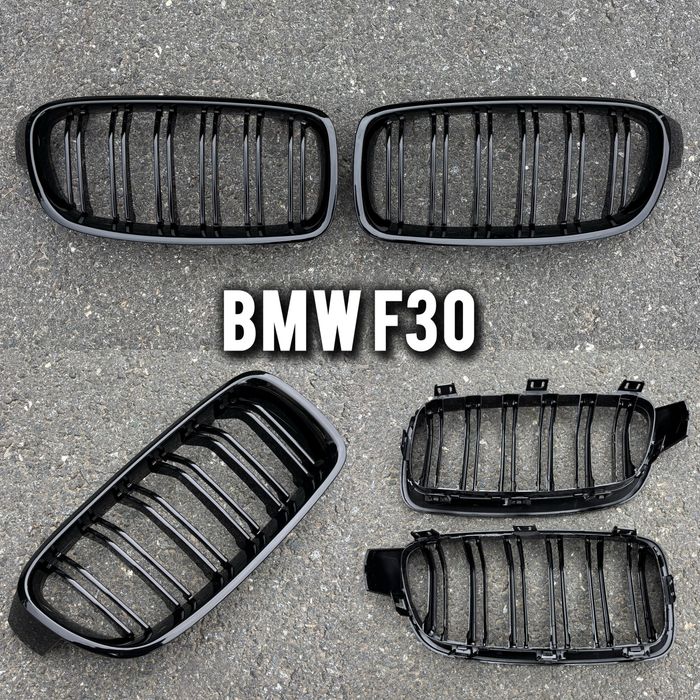 Решётка радиатора на BMW F30, F31, F35  3 серии / ноздри на бмв ф30 /