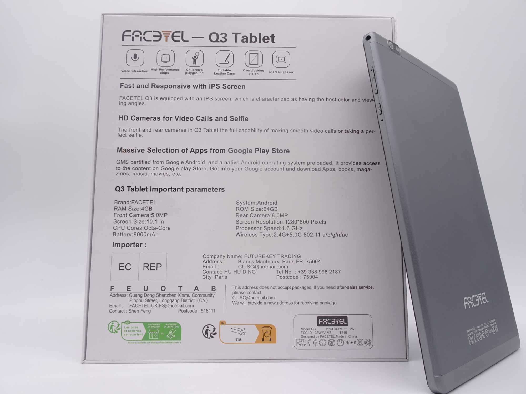 Tabletă FACETEL q3 , hard