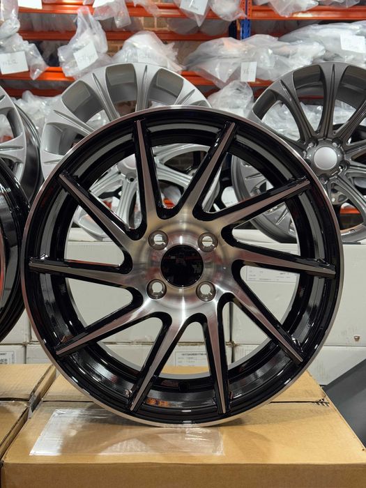 Jante Aliaj PDW Wheels 1022 - 4x100 16 Black Diamond LOGAN CLIO