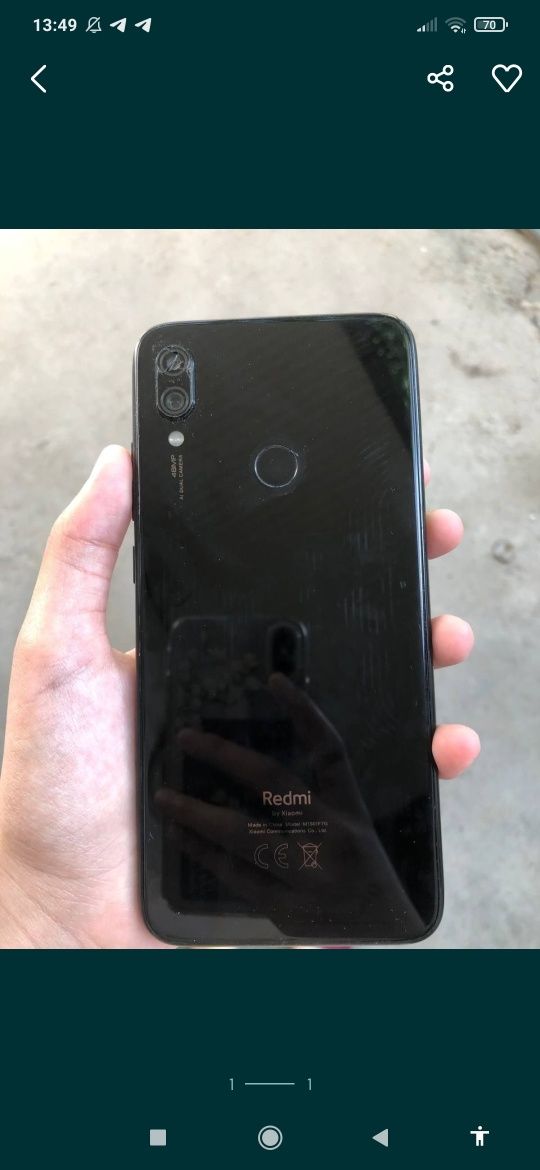Redmi note 7 sotiladi 4gb/128gb