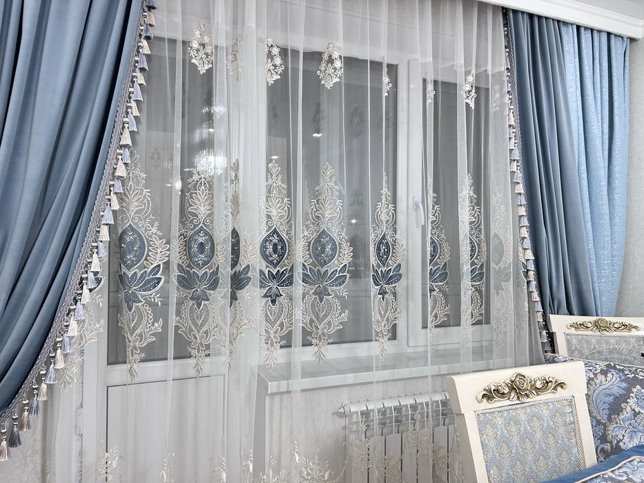 Продам портьеры с тюлям