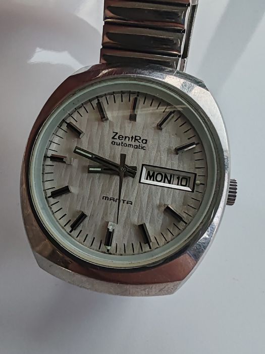 Ceas ZentRa Manta Automatic Calendar Funcționează impecabil!