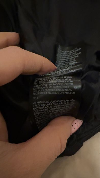 Детско яке H&M  с пълнеж естествен пух, топло размер 134/ 8-9 г. Дете