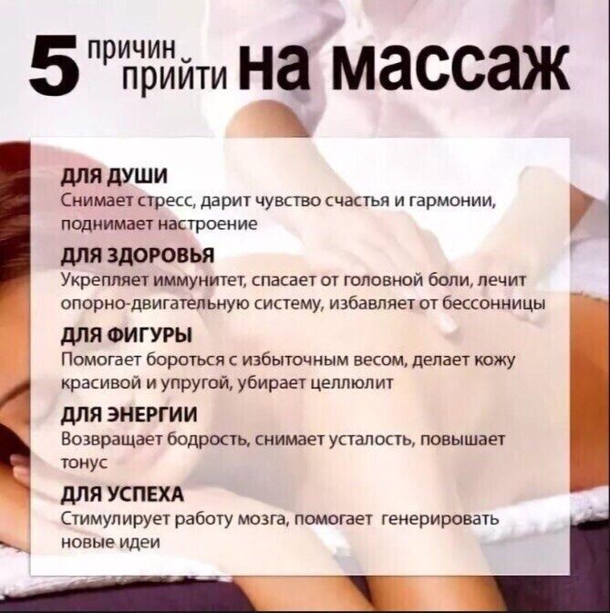 Массаж классический.