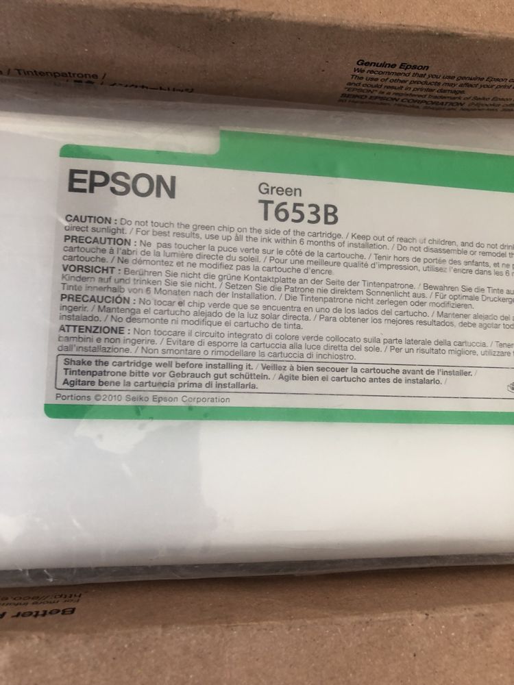 3 cartuse toner Epson Orange,Black,Green