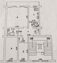 Продам 3-х комнатную квартиру. Французской планировки. Куйлюк 4