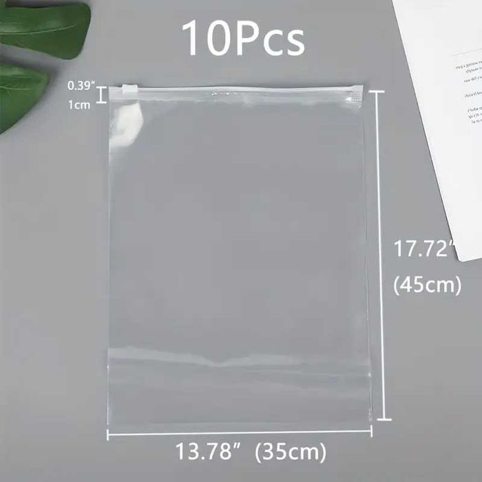 Пликове с цип 32см на 44см 100бр 40лв