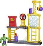 Спайдърмен Spidey Кулата на Спайди с фигурка на Хълк Marvel