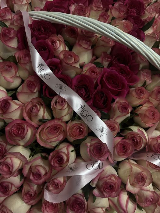 Продам огромный букет нежно-розовых роз — 301 штука!