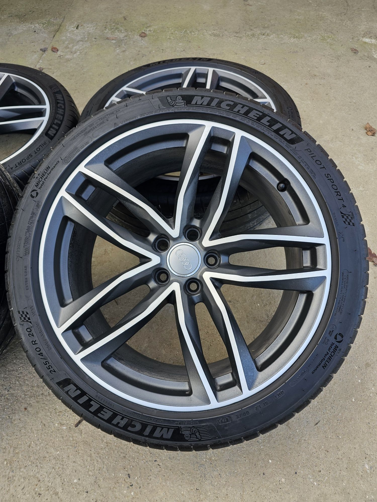 Jante Audi-Vw 20" , cauciucuri Michelin 255/40 R20