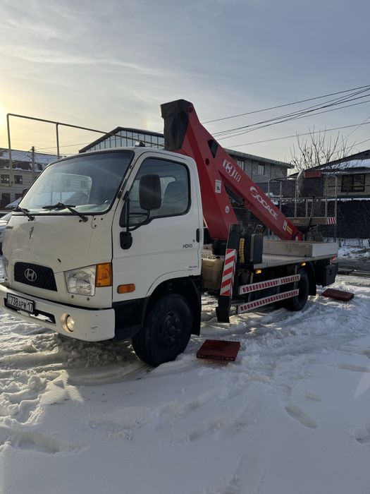Услуги автовышки  на базе Хюндай