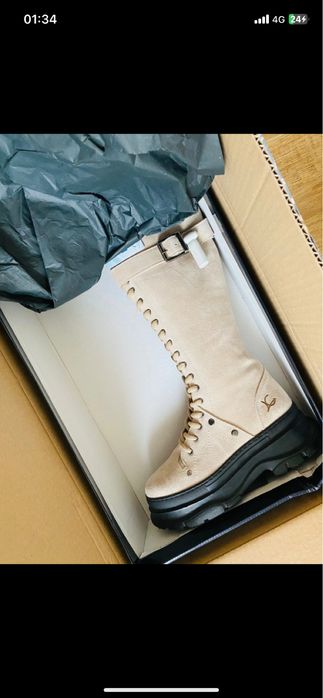 Cizme Noi Crem 38 Luca di Gioia