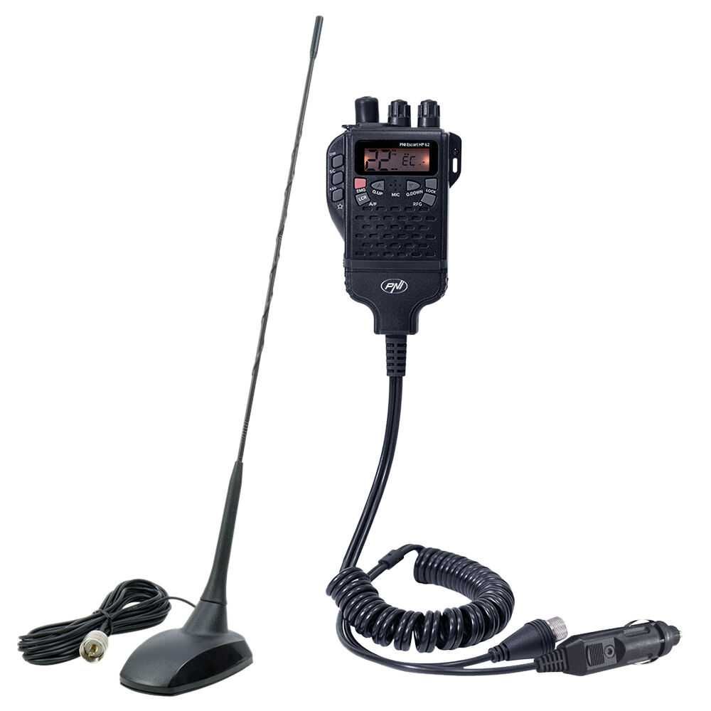 Kit Statie-radio PORTABILA PNI-HP62 si Antena PNI Extra 48 -zadi.ro