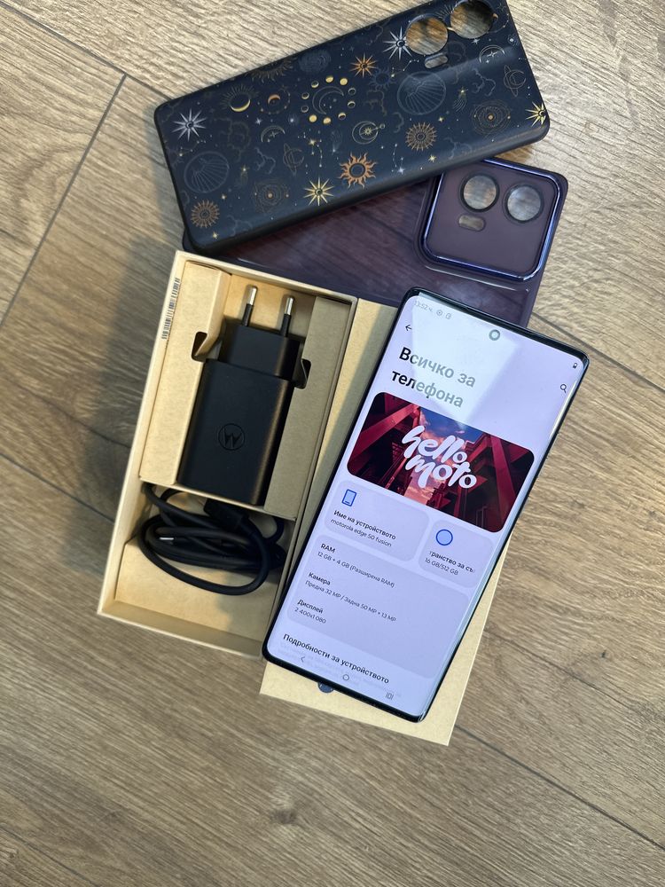 Motorola edge 50 fusion 12/512gb forest blue Перфектен!