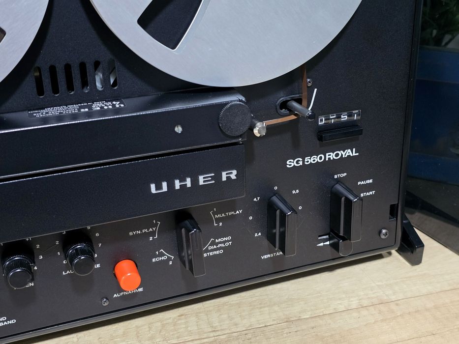 Magnetofon UHER SG 560 royal, 3 capete, 4 piste vintage hifi black