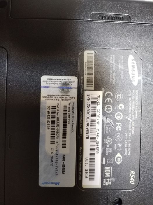 Samsung r540 laptop