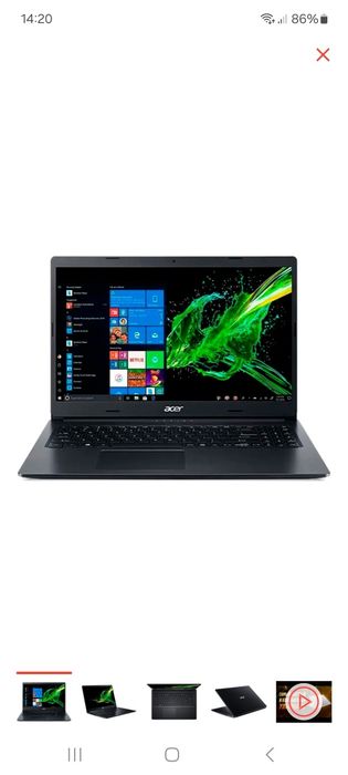 Ноутбук Acer Aspire 3 A315-34 серый цвет