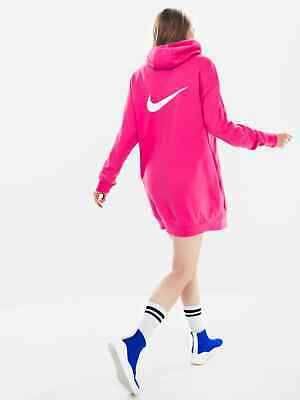 WOMENS NIKE SWOOSH HOODIE DRESS - дамско горнище - туника