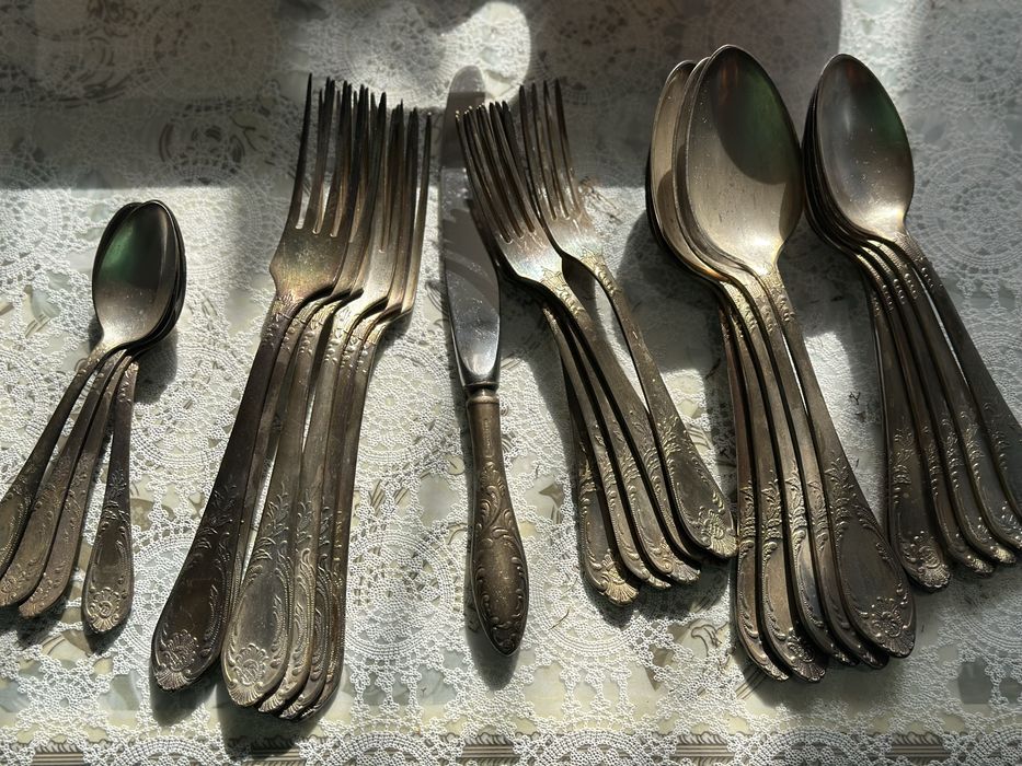 Серебряные ложки б/у