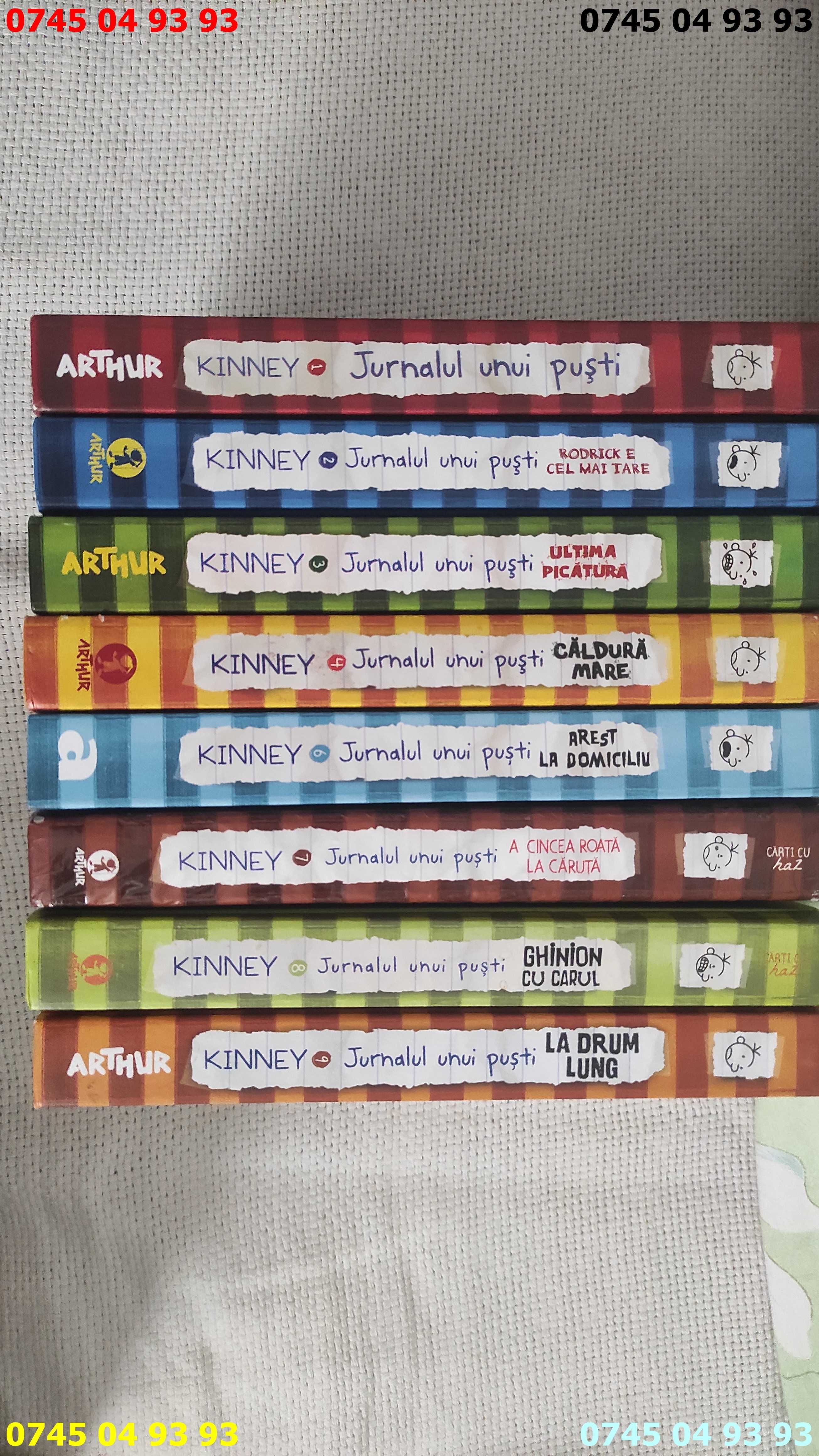 carte carti jurnalul unui pusti vol. 1,3,4 jeff kinney pret pe toate 3