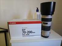 Obiectiv canon 70-200 mm f4l