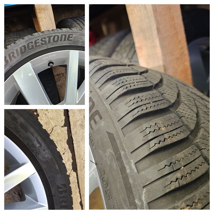 Jante aliaj 17" Skoda Octavia/Audi/Volkswagen anvelope iarna 205 50 17