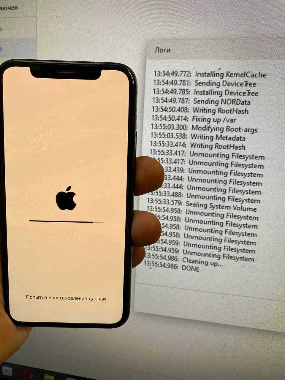 Восстановление данных на iPhone при переполненной памяти