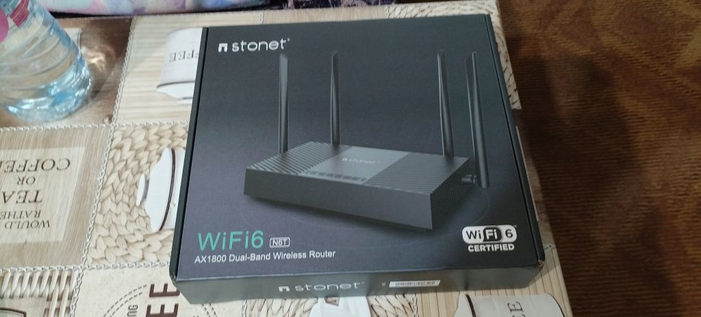 Двубандов гигабитов рутер Netis N6T AX1800, TR069, TR181