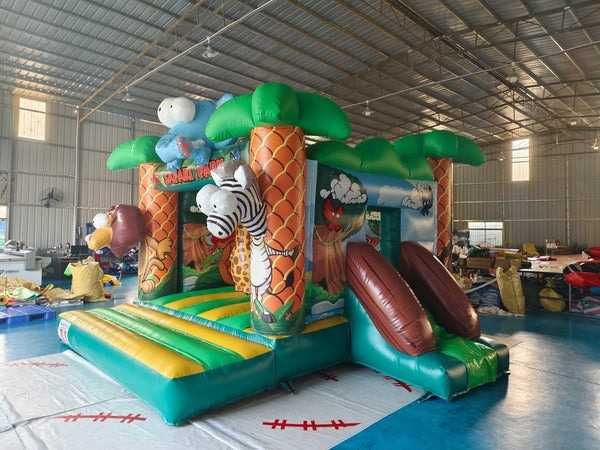 Надуваеми батути с пързалки за игра / Детски надуваеми пързалки