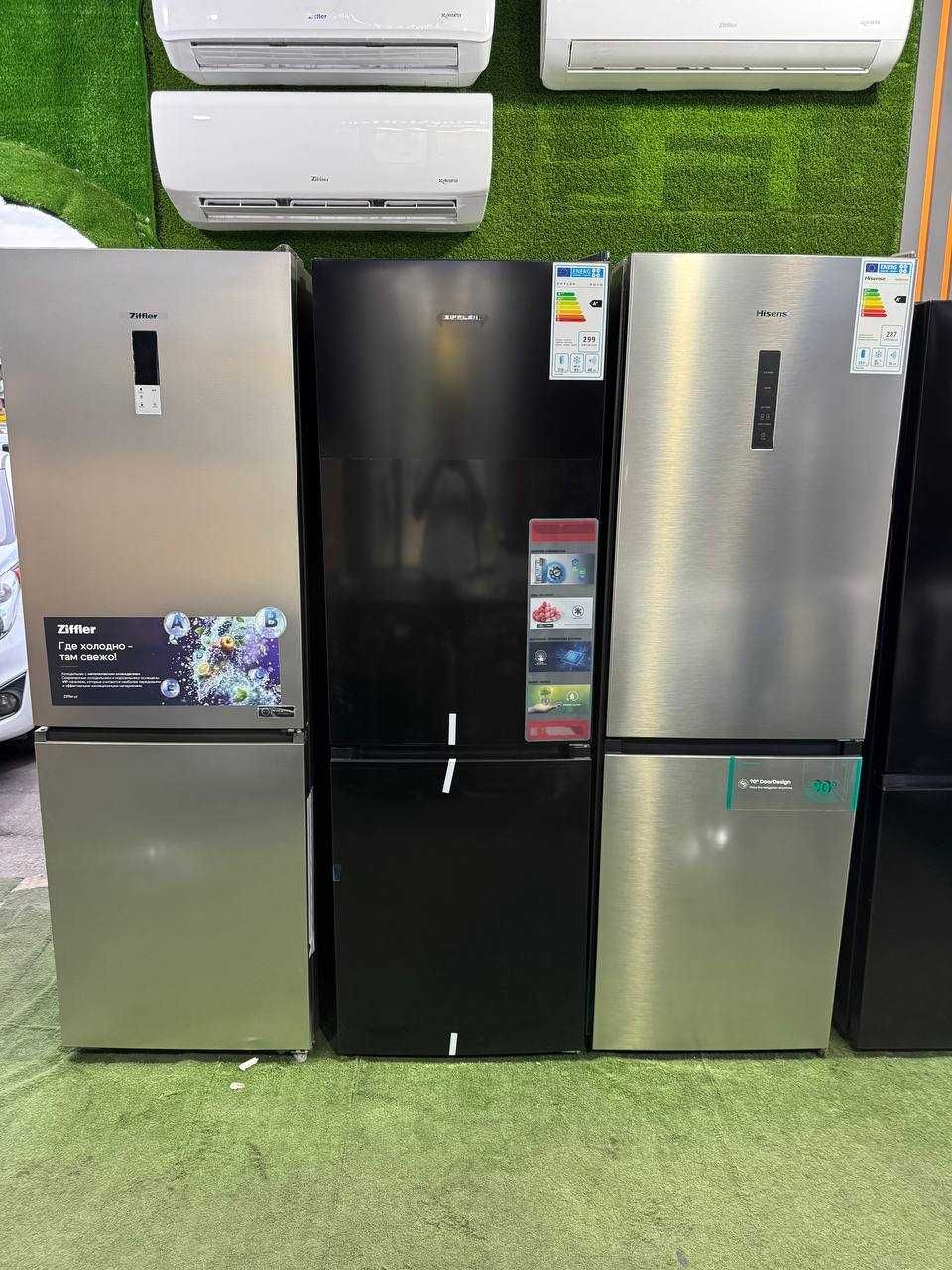 Холодильник ZIFFLER RF-BF-314B Inverter No Frost