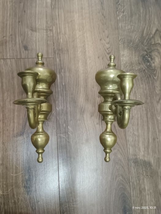 Set doua aplici din alama.