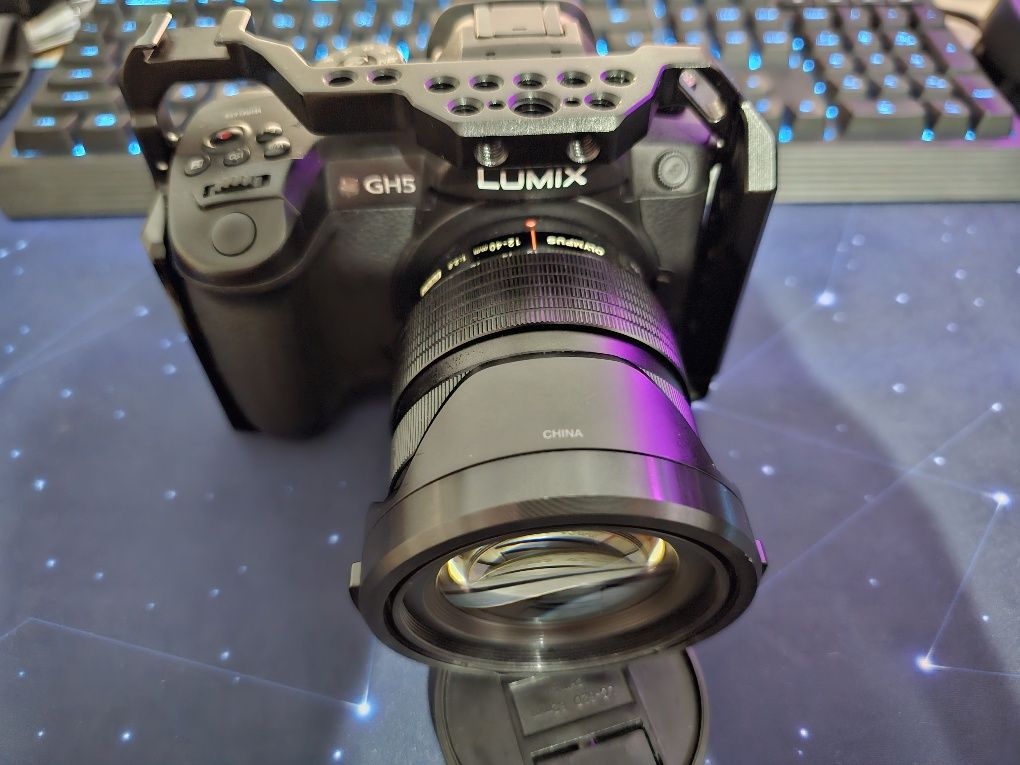 Panasonic gh5 cu obiectiv 12-40 f2.8 Olympus pro