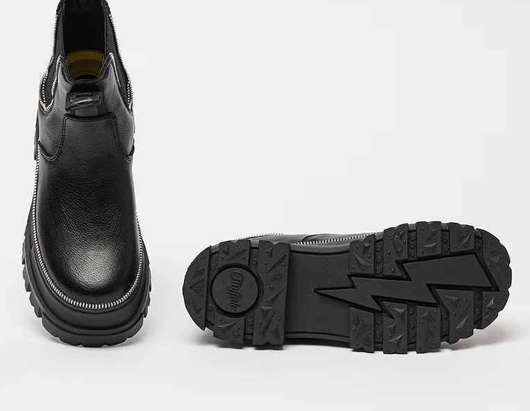 Buffalo - Боти от еко кожа с масивна подметка