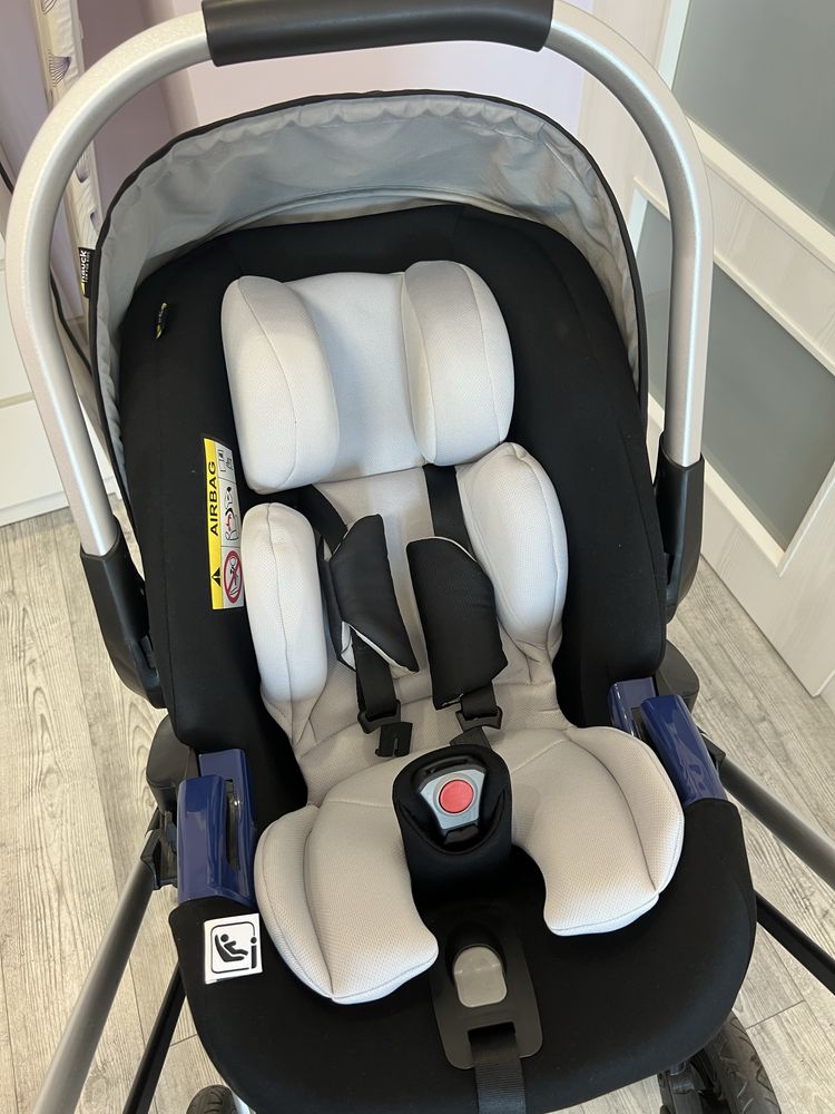 ГАРАНЦИЯ! Бебешка количка Hauck Vision X/кошче за кола Hauck iPro Baby