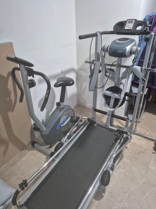 Продам механическую дорожку и велотренажер