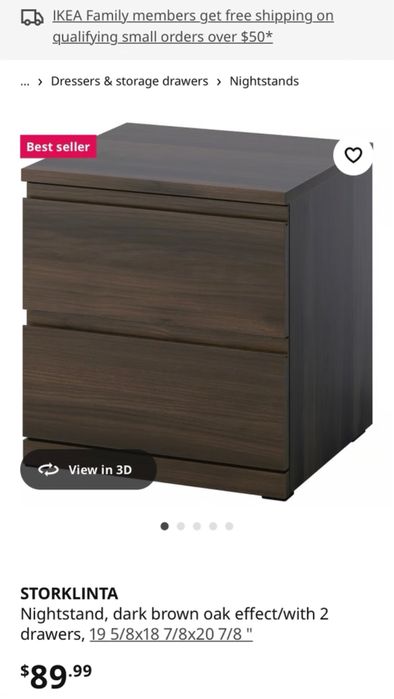 Две нови нощни шкафчета